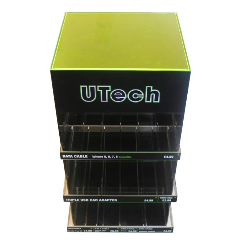 custom.Durable Counter Acrylic Display Stand Retail Custom Display Rack