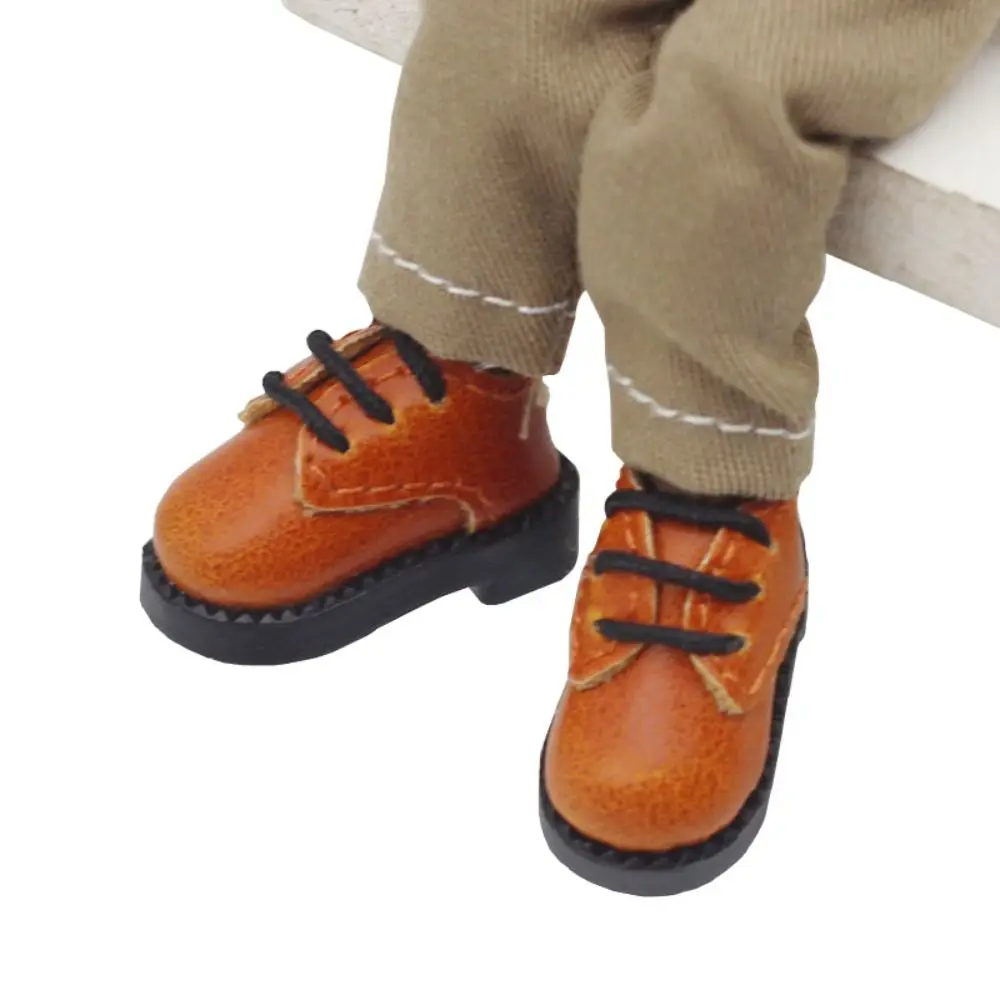 Mehrere Farben 1 Paar Ob11 DOD 1/12 Bjd Schuhe PU Leder Niedliche Body9 GSC YMY Schuhe Zarte All-Match-Accessoires Kinder – Detail 7