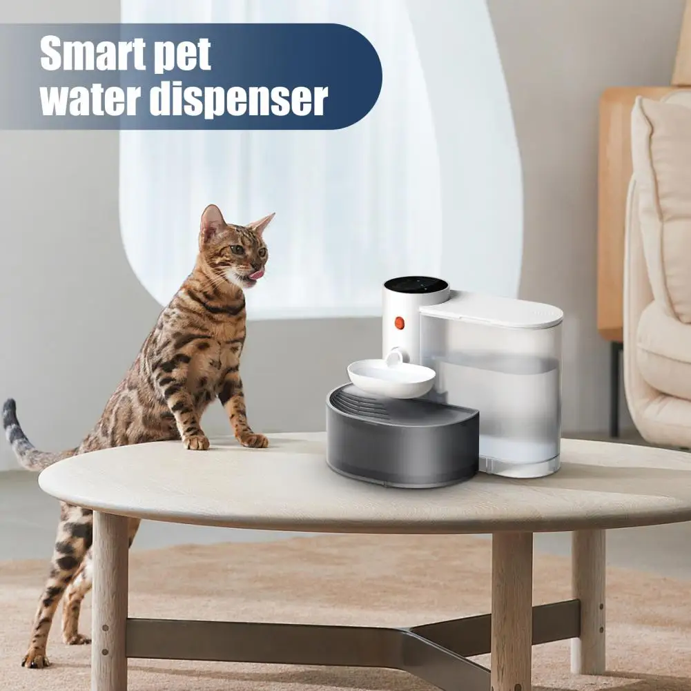 3000ml Smart Pet Water Fountain Automatic Cat Water Dispenser Quiet Flowing Water Feeder for Indoor Cats Dogs