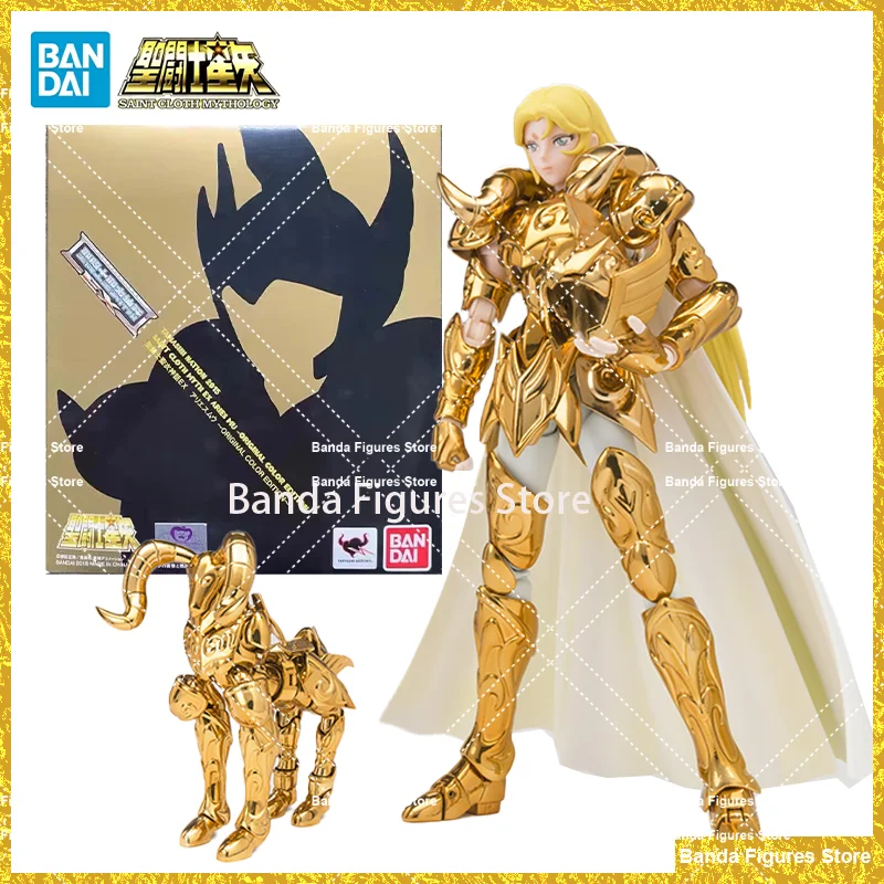 

Оригинальный Bandai Saint Seiya Cloth Myth EX ARIES MU Original Color Edition, металлический ПВХ, в наличии, аниме-фигурки, модель игрушки