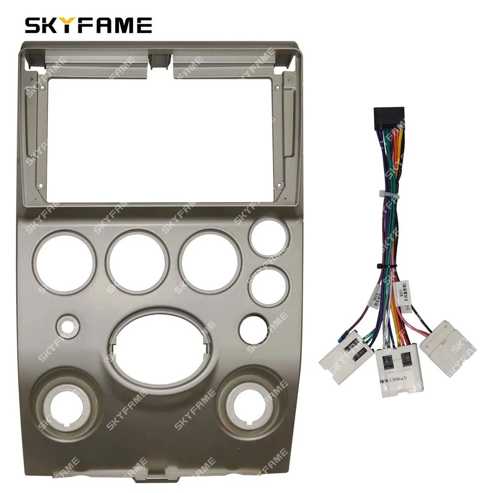 SKYFAME Car Frame Fascia Adapter Android Radio Dash Fitting Panel Kit per Infiniti QX56