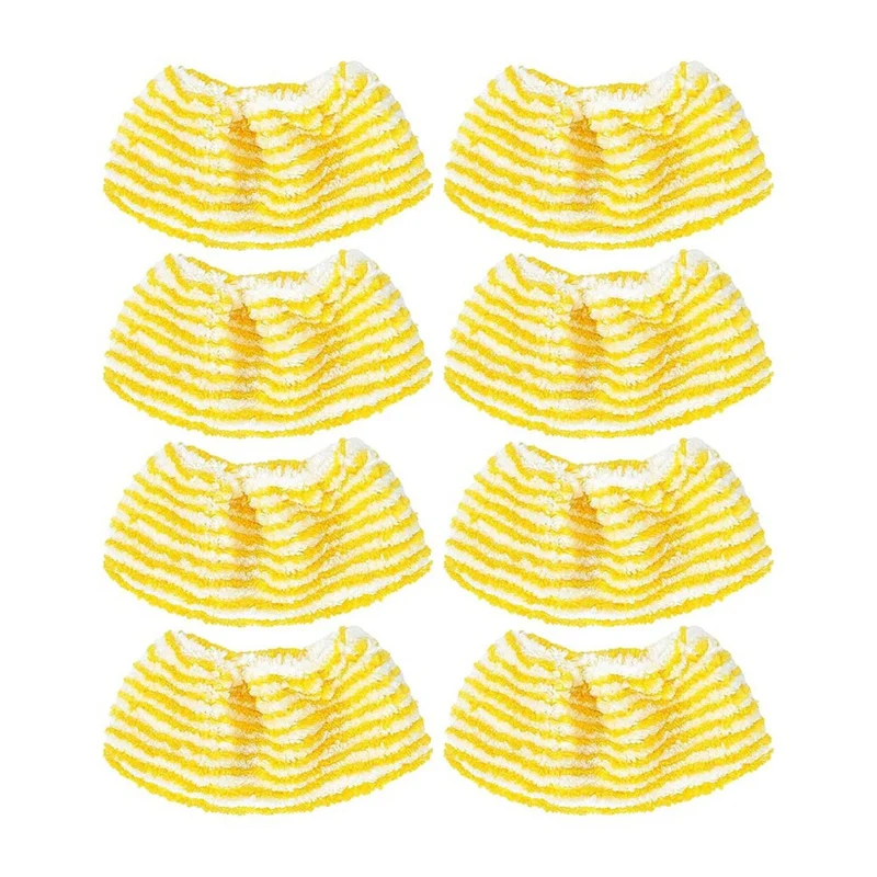 

8 шт., тряпки из микрофибры для пароочистителя Karcher, аксессуары для пароочистителя, сменные тряпки для ручных пароочистителей