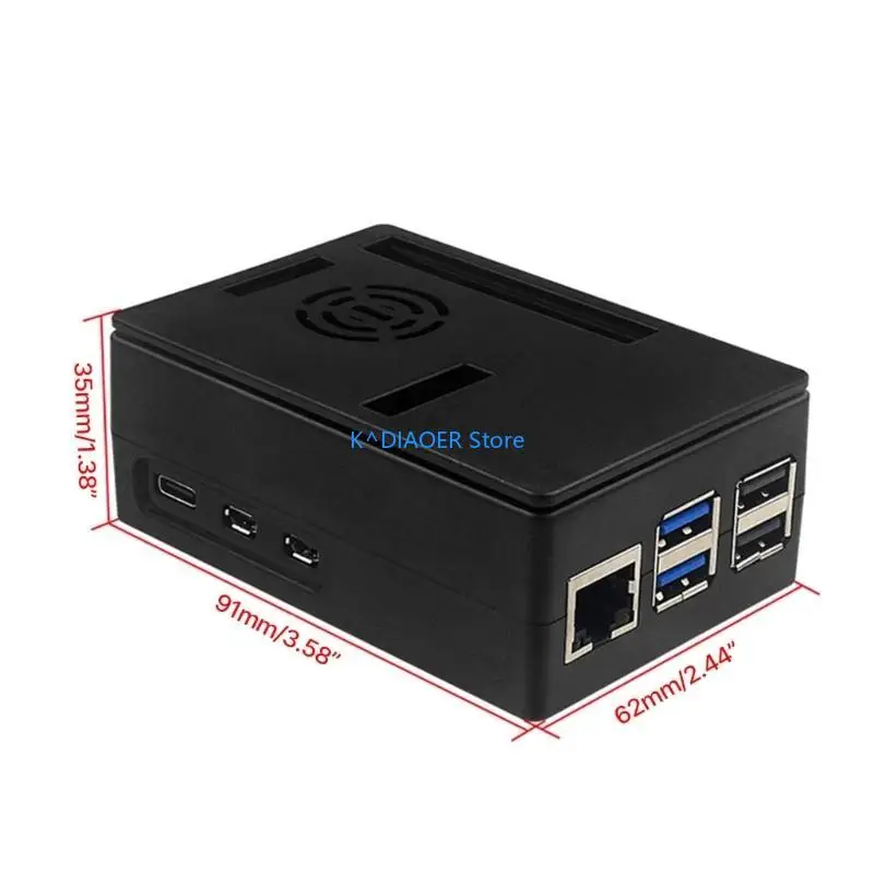 770D Protective Housing Case for RPI 5 Board Protector Enclosure Reliable Heat Control