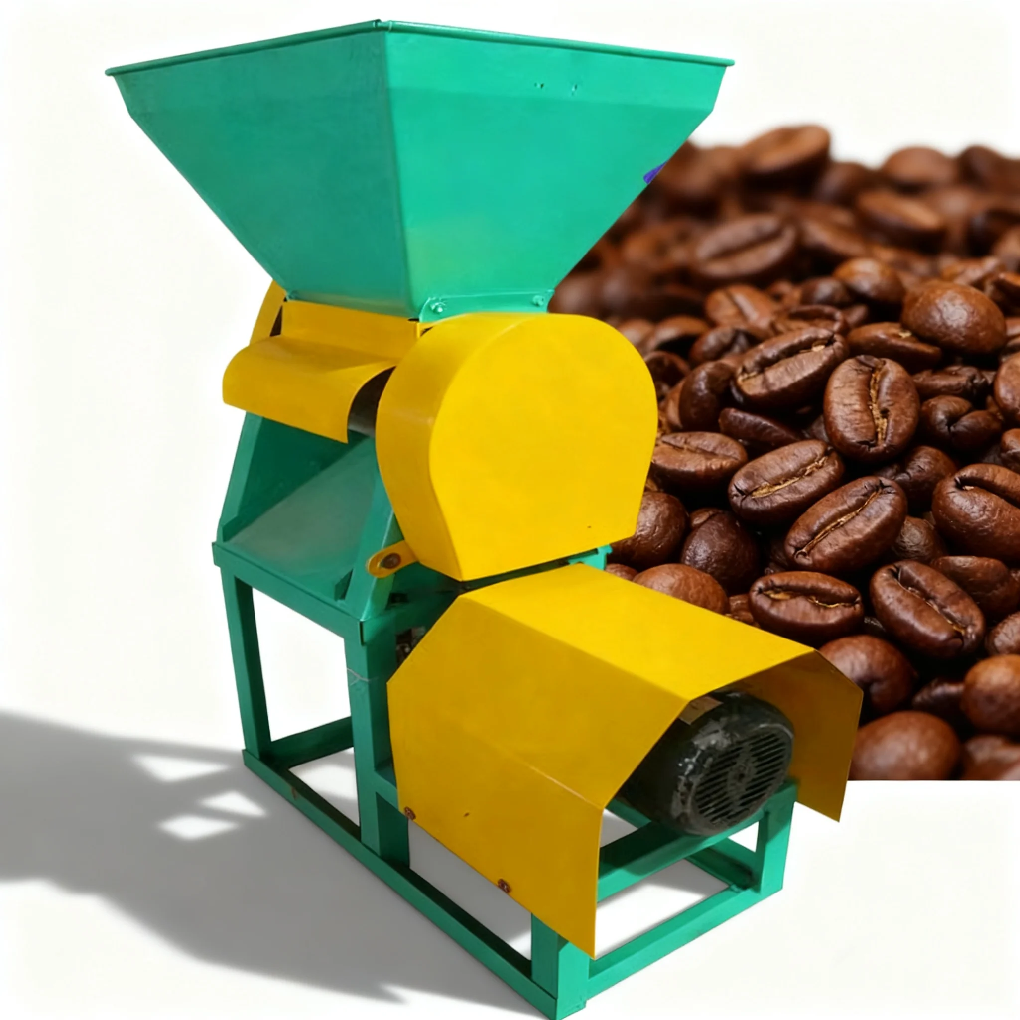 2026 CZJFactory Price South Africa Farm Use Electric Fresh Coffee Peeling Automatic Coffee Pulper Machine