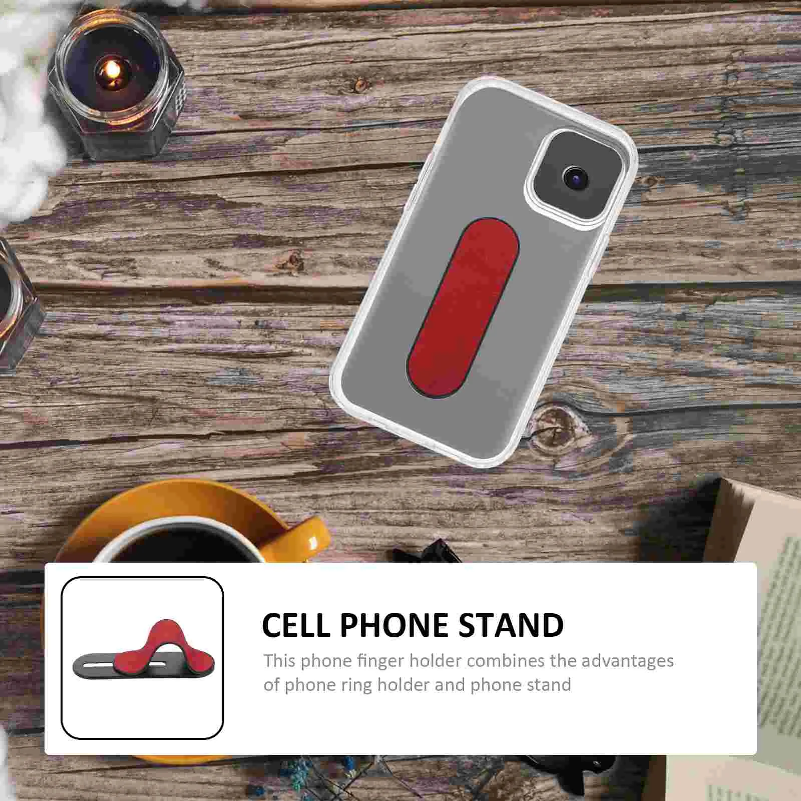 Ringhalter Rack Zubehör Telefon Desktop Finger -Slip Grip Abs Strap