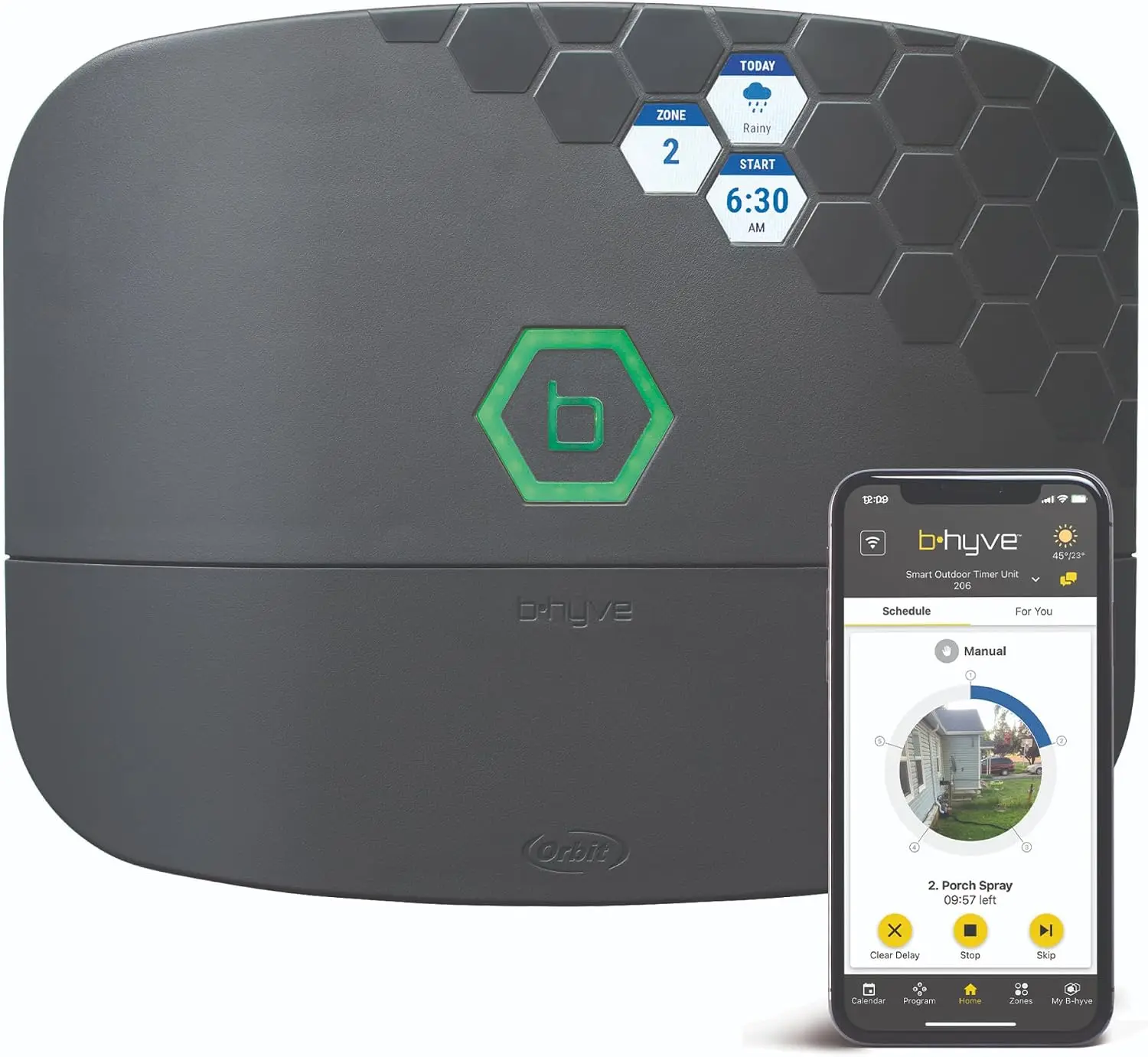 Smart WiFi Sprinkler Timer - 8-Zone Indoor/Outdoor Irrigation Controller, App Control, Weather Adaptive, Custom Programs