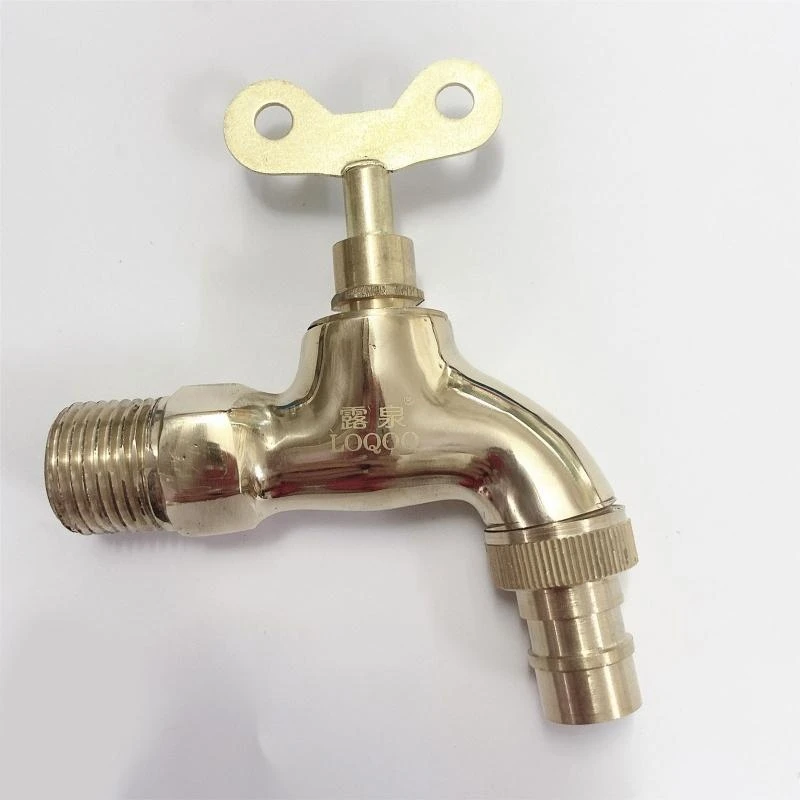 31GJ Antique Copper Outside Tap Washing Machine Faucet Toilet Bibcocks