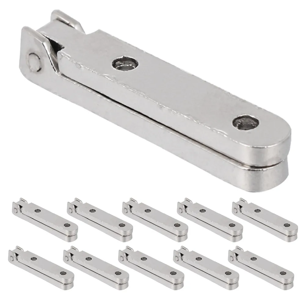 12Pcs Zinc Alloy Box Hinges for Jewelry Boxes Wooden Cases Furniture Chests Cabinet Hardware 90 Degree Folding Smooth Quiet