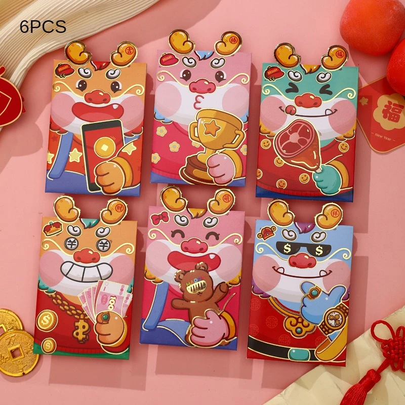 Three-dimensional Red Envelope Three-dimensional Cute Red Envelope Creativity Cartoon Design Li Shi Feng New Years Gift Cute