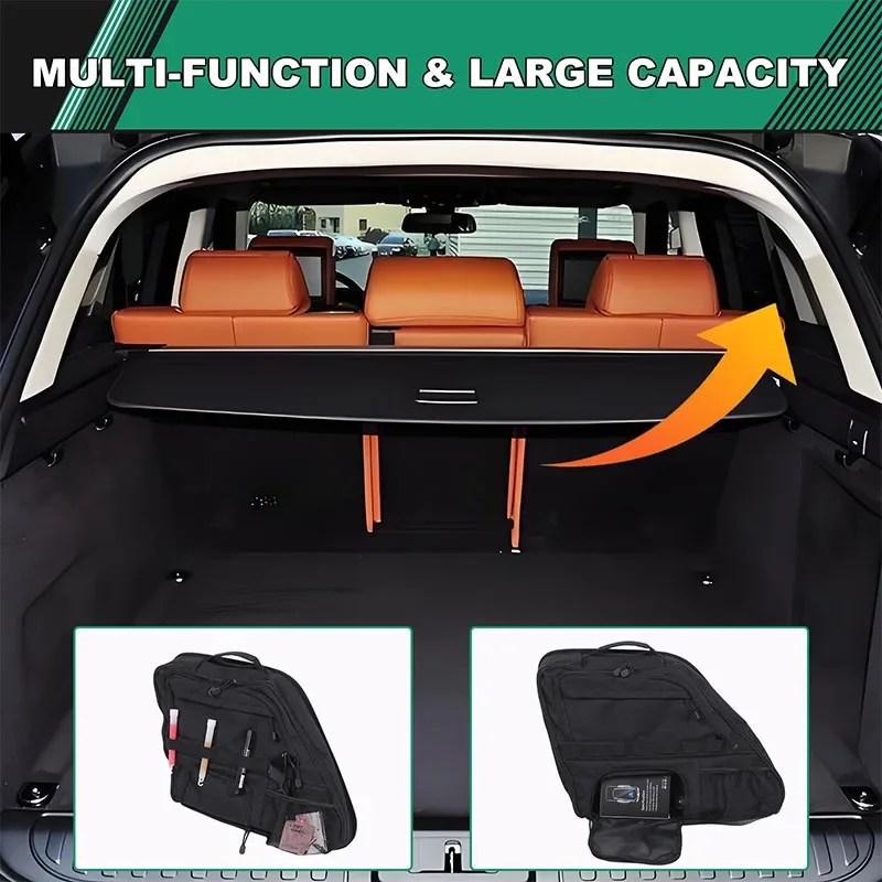 

For Land Rover Range Rover Sport 2014-2022 Stowing Tidying Car Rear Window Side Storage Bag Car Trunk Organizers Box