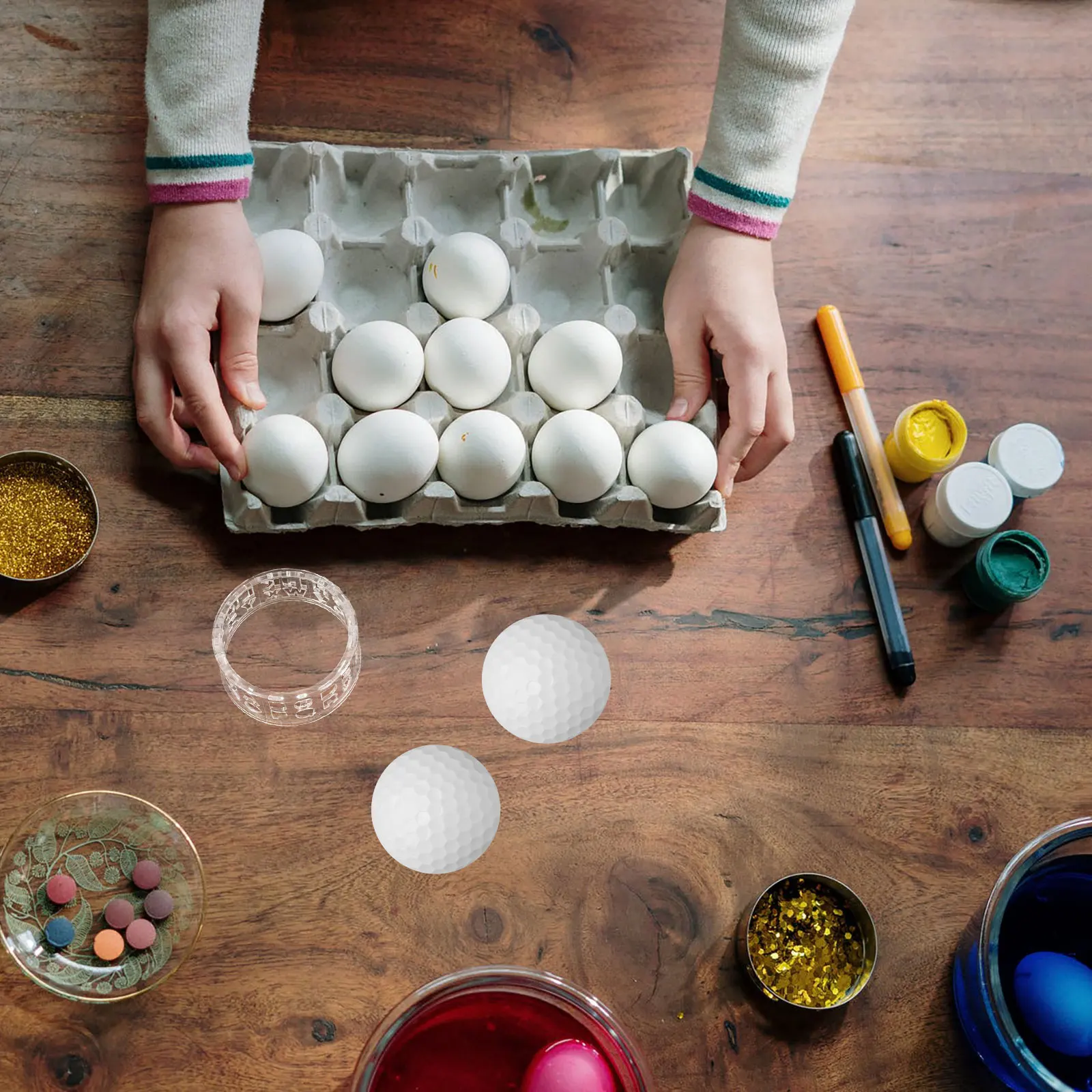 

4Pcs Golf Ball Alignment Marker Heavy Duty Reusable Lines Marker Tool for Easy Targeting and Positioning