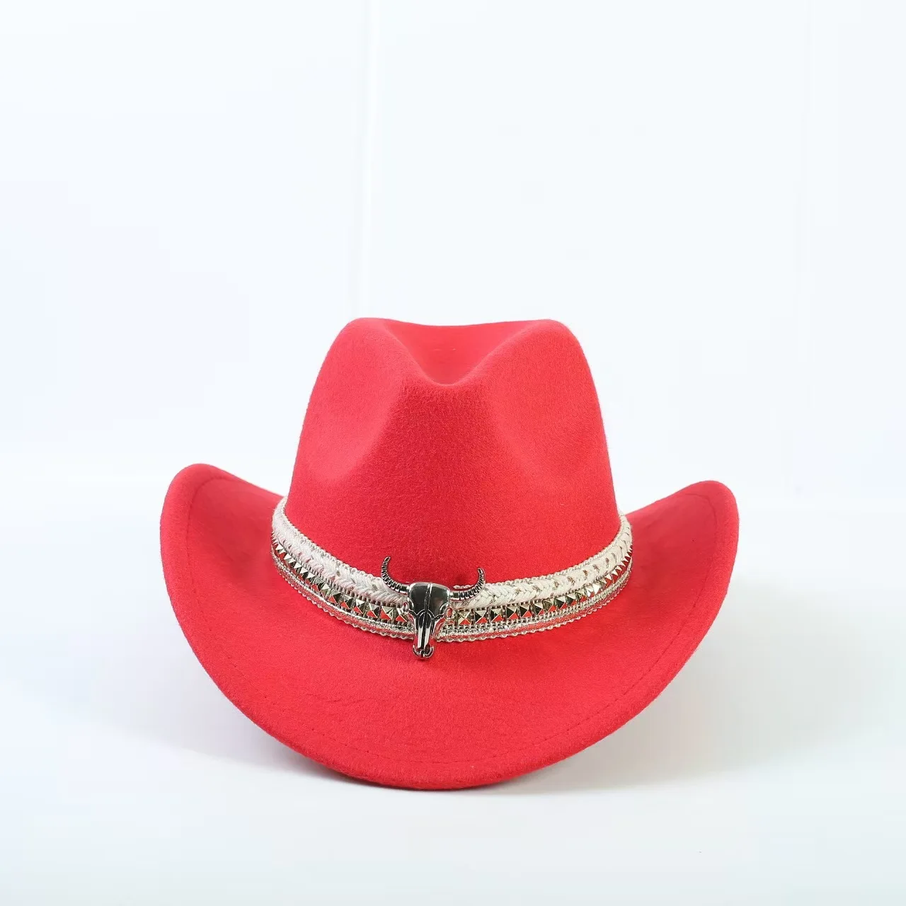 2026 1 Stück Neuer Herzförmiger Cowboy-Kopfschmuck Filzhut Neuer Outdoor-Hut für Männer und Frauen Ritterhut – Detail 14