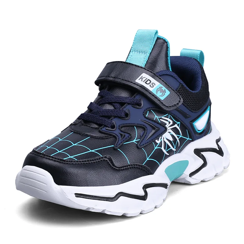 Children Casual Sports Shoes High Quality Autumn Winter Boys Girls Spider Outdoor Running Walking Tennis Shoes Student Sneakers