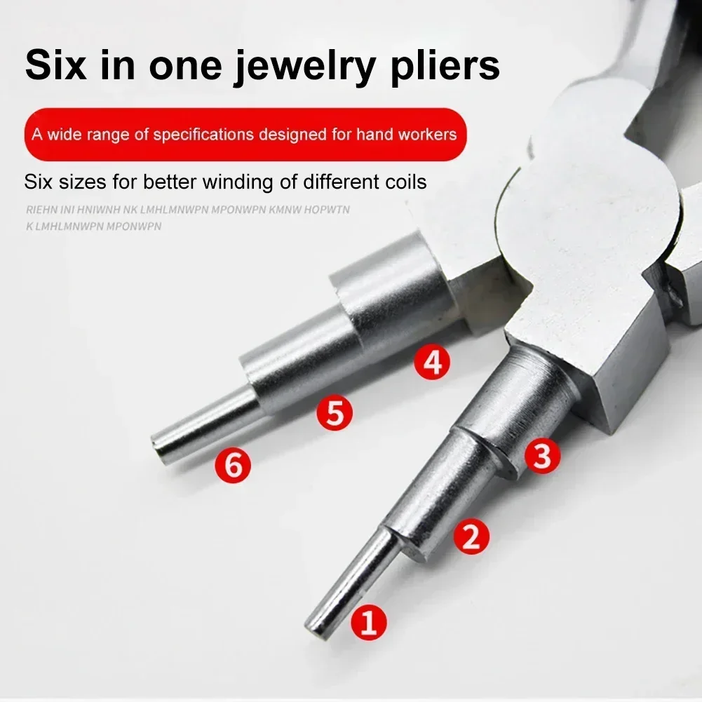 For In Wire Pliers Making Rings Pliers And Rings 1 Forming Pliers 3-10mm Jewelry Jump 6 Ring Bending Guardrail Wire Tool