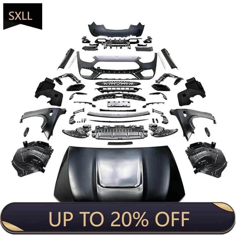 

Class C W206 Upgrade Width 1:1 C63 Kit Car Front and rear bumpers Body Kit