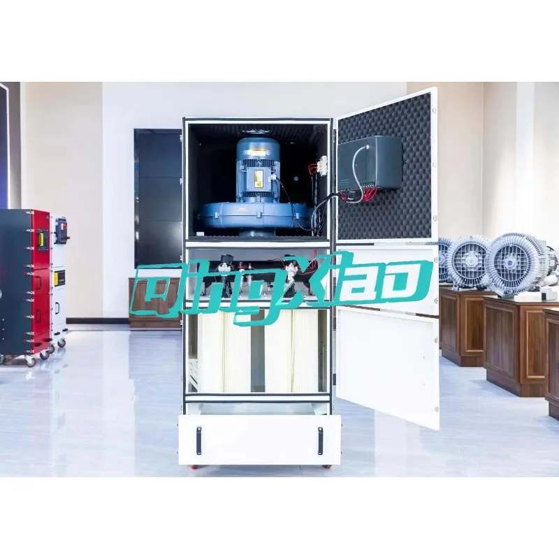 New Industrial Dust Collector Pulse Vacuum Cleaner for Grinding Machine Laser Cutting Fume and Floating Dust Particle Collection