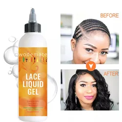 Liquid Wig Glue Glueless Lace Gel Temporary Hold Clear Wig Adhesive Invisible Hair Glue Wigs Systems Styling Wig Accessory 200ml