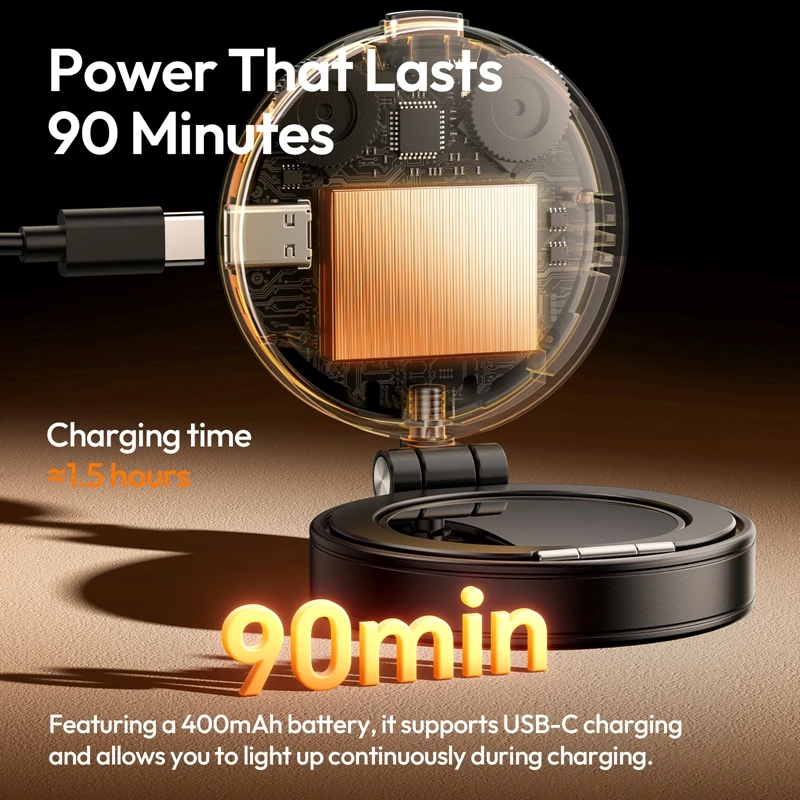 Ulanzi LM23 جيب مصباح ليد ملء الضوء آيفون 15 16 17 Magsafe Selfie الفيديو الضوئي المغناطيسي لينة جيب LED الهاتف المحمولة #6