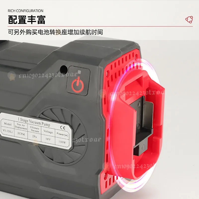 18V DC Cordless Battery Operated Vacuum Pump With Long Using Time Rechargeable/Battery/Charger