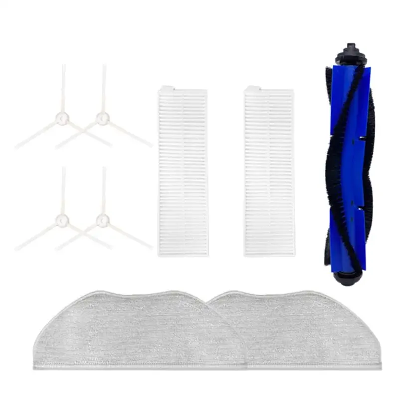 

ABKJ-Main Side Brush Mop Cloth Filter For Tefal Rowenta X-Plorer Serie 95 RG7975WH RG7987WH Robotic Vacuum Cleaner Spare Replace