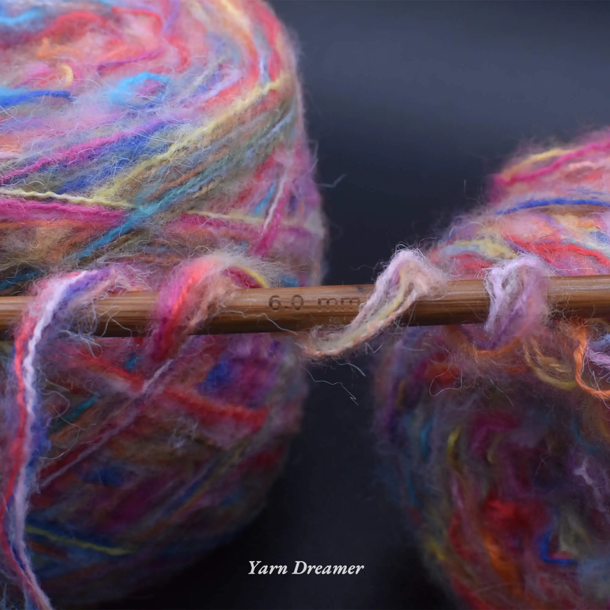 100g Rainbow Color Wool Yarn for Knitting Hand Bag Space dyed yarns for knitting and crochet Fancy Yarn art