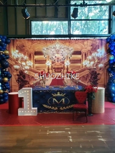 Vintage Palace Photography Backdrop Beauty and the Beast Fairy Tale Castle Family Shoot Children Background for Photo Studio