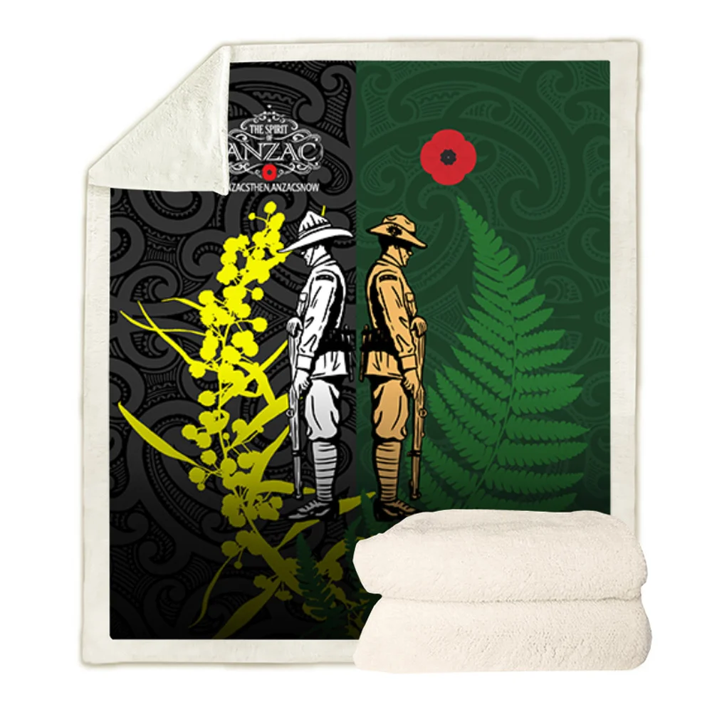 CLOOCL Anzac Day Lest We Forget Blanket 3D Graphics Fashion Sofa Throw Blanket Bedspread on The Bed Picnic Blanket Drop Shipping