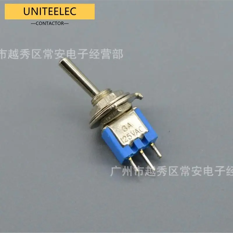 UNITEELEC Mouting Kecil Diameter 5Mm Toggle Switch 3Pin ON-ON SMTS-102