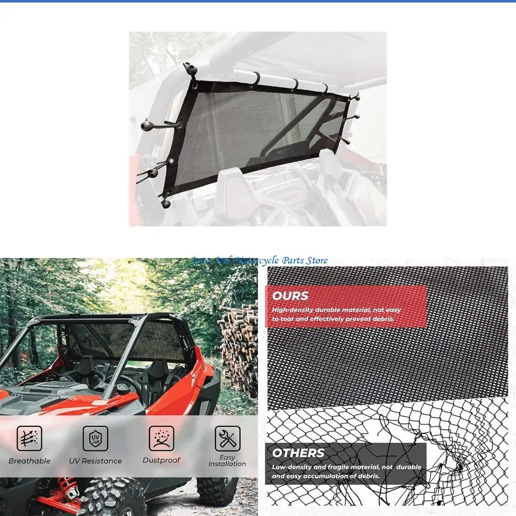 P9FD Window Net for PRO XP 4 Rear Window Soft Mesh Net Sun Protections Net