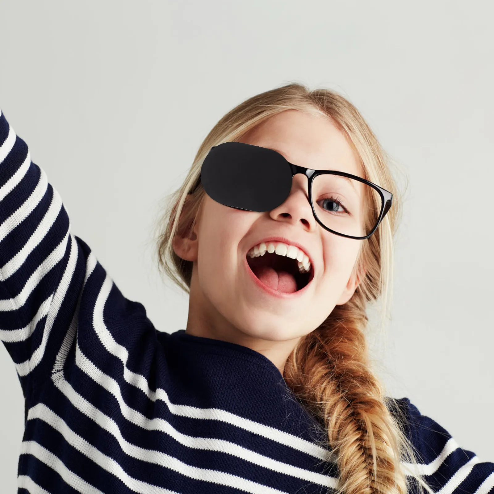 

2Pcs Silicone Eye Patches Kids Glasses Protective Cover Soft Lightweight Eye Protector Amblyopia Strabismus Training Supplies