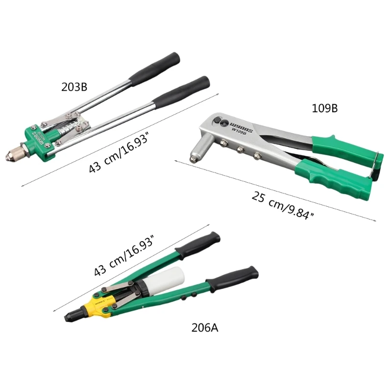 Heavy Duty Hand Threaded Rivet Nuts Guns Riveter of Sleeve Nuts Rivnut Tool For Auto Car Hand Riveter Manual Rivet Tools