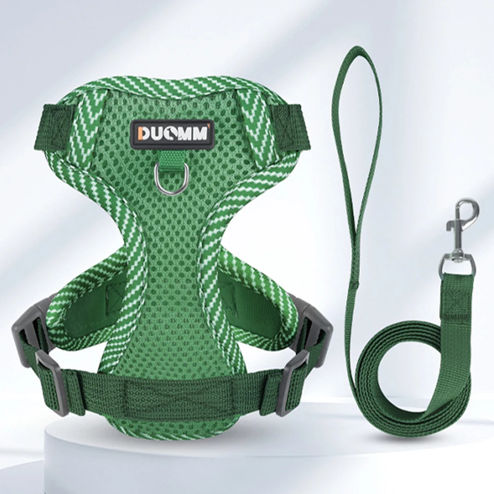 Chaleco ajustable para el pecho, collares para gatos, cuerda para perros pequeños, reflectante, transpirable, para caminar al aire libre, accesorios para perros, arnés para perros, ropa