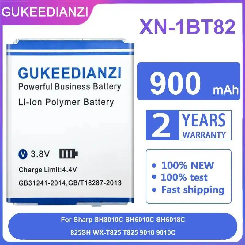 

Аккумулятор для мобильных телефонов Sharp SH8010C, SH6010C, SH6018C, 825SH, WX-T825, T825, 9010, 9010C, XN-1BT82, 900 мАч, долговечный