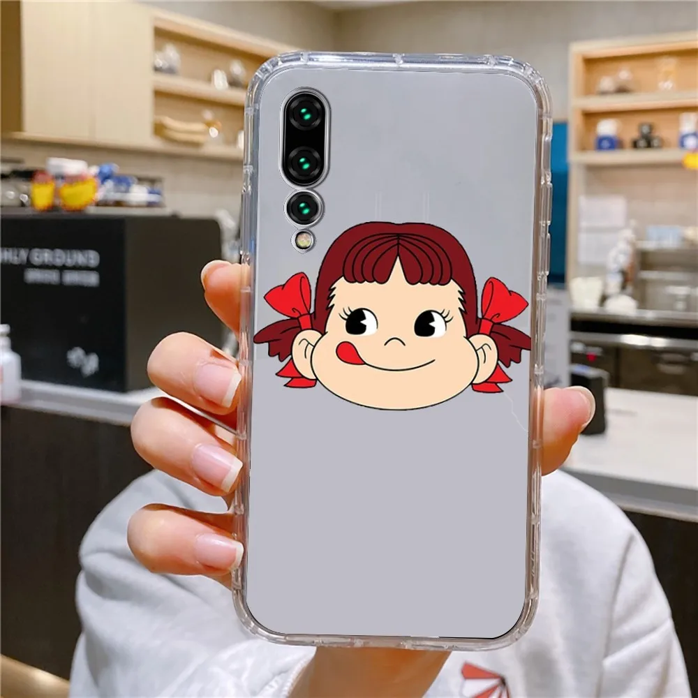 Fujiya Milky Peko Chan Phone Case For Xiaomi 11 Redmi Note 11 5G 8T 9A 9 10T Note8Pro Note9 12SUltra Transparent Case