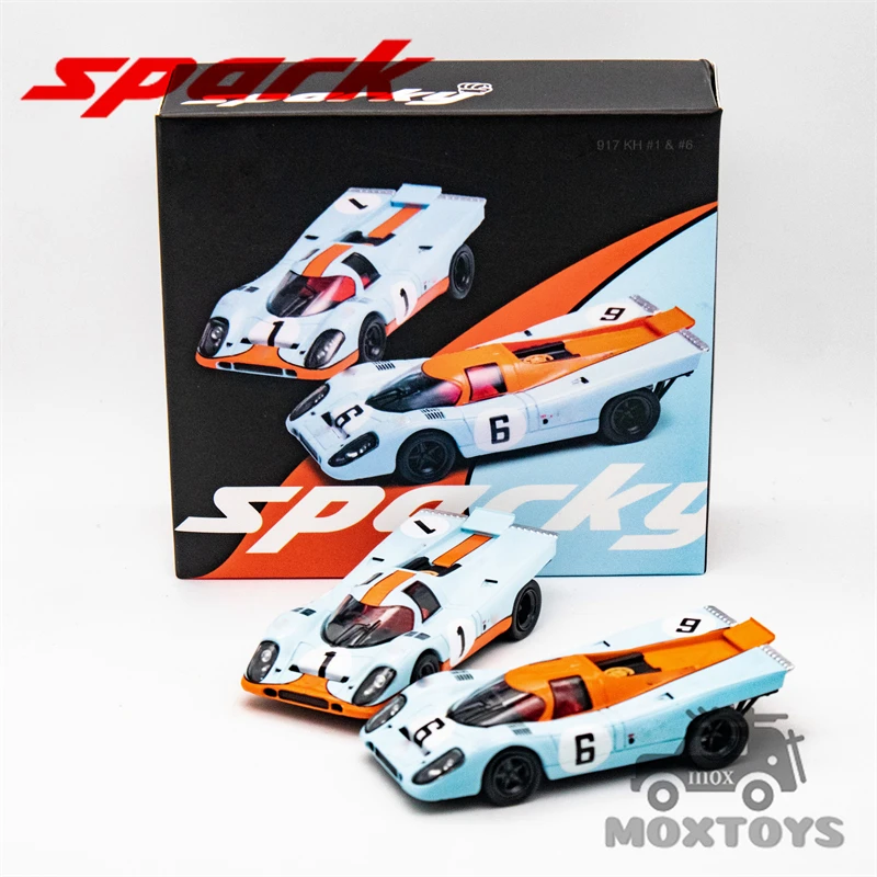 Sparky 1:64  Blue rangee 917 #1 & #6 Two-car set Diecast Model Car