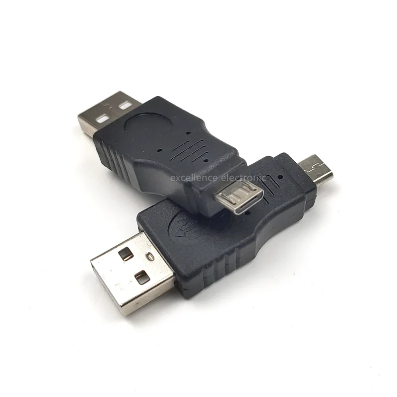 

5PCS USB Adapter USB 2.0 Type A Male to Micro USB Male Adapt