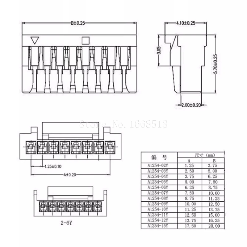 Conector con cable de 10CM/20CM/30CM 1,25 28 AWG 1007 MM, 10 piezas, GH1.25, 2P/3P/4P/5P/6 pines, JST GH Series 1,25