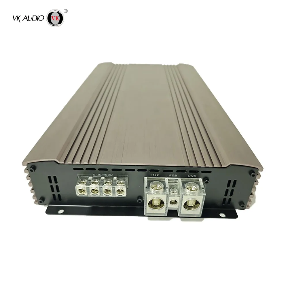 2000Wrms Monoblock Class D Car Amplifier with Crossovers Wired Remote Control for Car Audio SPL Bass Dominance 2026