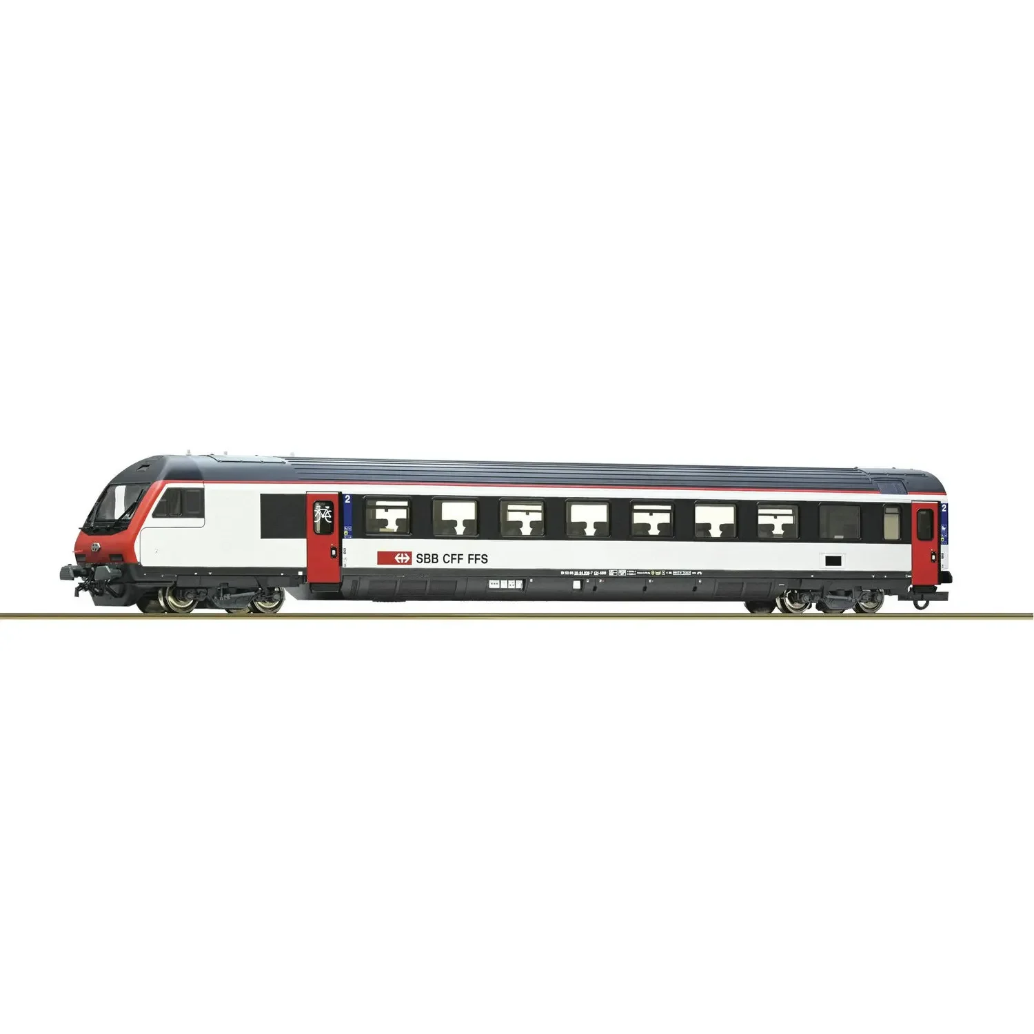 ROCO HO Type 1/87 Train Model Set 74474-5678 SBB 6th Generation Passenger Car 5-section Train Model Toy Gift