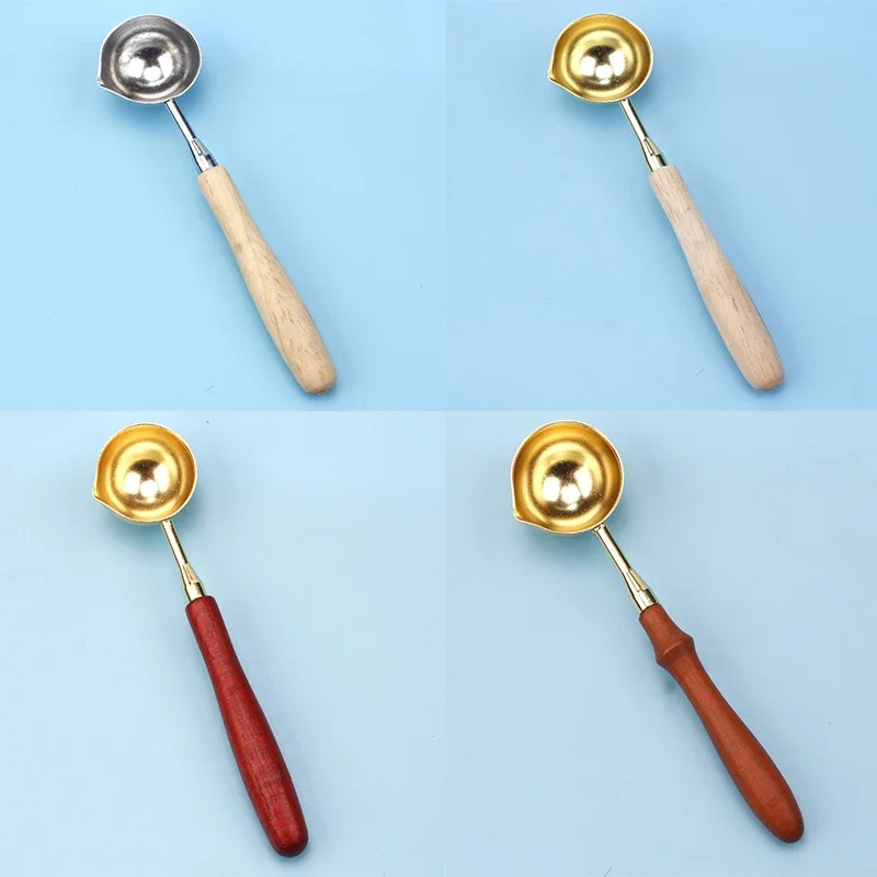 Wax Seal Spoons Lacquer Spoon White Wax Spoon Lacquer Seal Stamp Wedding Craft Supplies Handmade Scrapbooking Material SB0121
