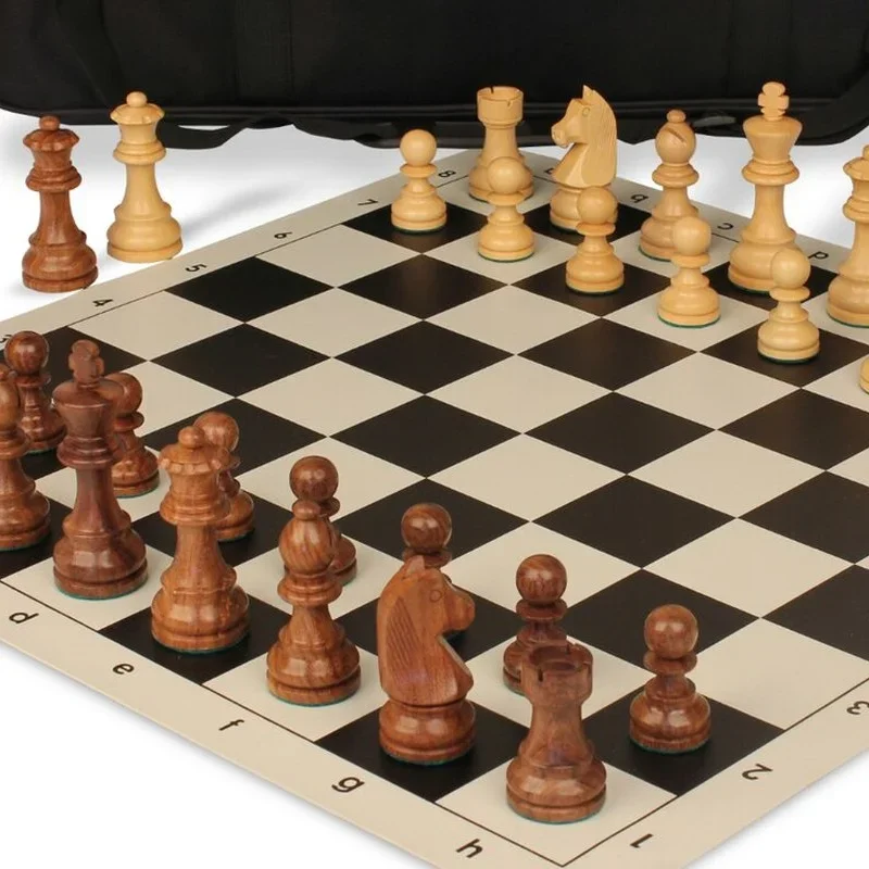 Medieval Historical Board Games Chess Challenge Professional Luxury Wooden Chess Set Figures Table Schachspiel Adult Games