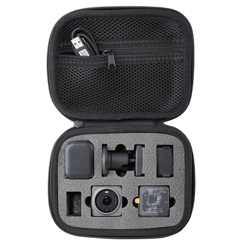 Custodia portatile modulo batteria per fotocamera cavo adattatore magnetico borsa impermeabile in Nylon per accessori per fotocamera DJI Action 2