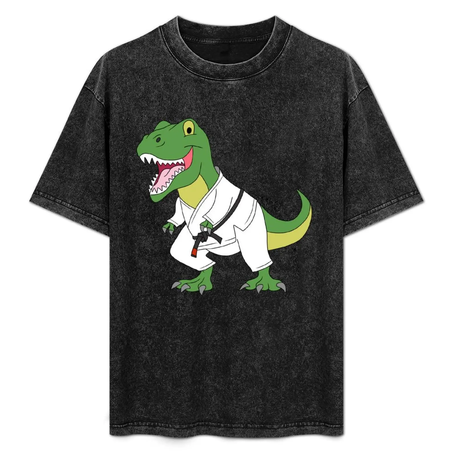 T Rex Black Belt Jiu-Jitsu T-Shirt basketball graphic tees animal prinfor boys heavyweights mens designer clothes