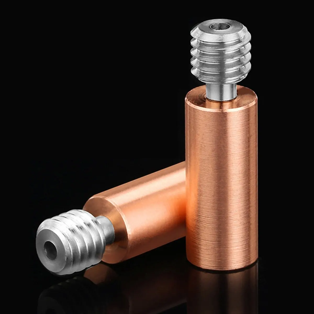 

All Metal V6 Bimetal Heatbreak Throat Hotend Red Copper Heater Block for CR-10 CR-20 Ender3 Ender5