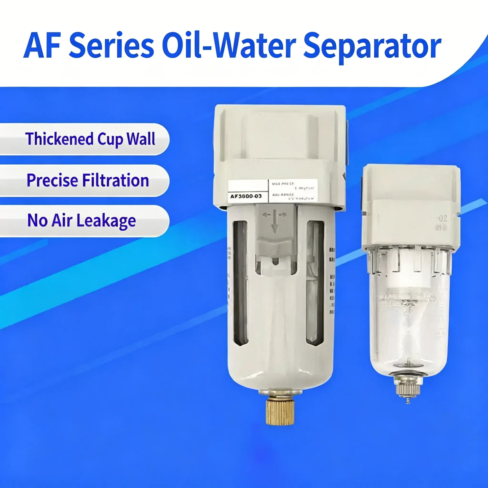 High Quality Compressor Air Pump Filter Oil And Water Separator Air Source Processor AF2000-02 AF3000-03 AF4000-04