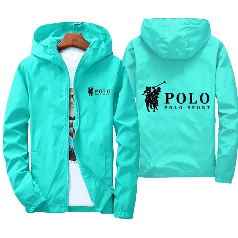 2026 Men's Spring Autumn Hooded Jacket, Outdoor Windproof Sports Jacket, Windproof Ultra-Thin Lightweight Quick-Drying