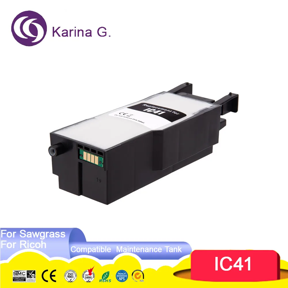 Compatible Maintenance Tank For SawGrass SG400 SG800 SG500 SG1000 IC41 For Ricoh Africo SG3110DN SG 2100 Waste Ink Tank