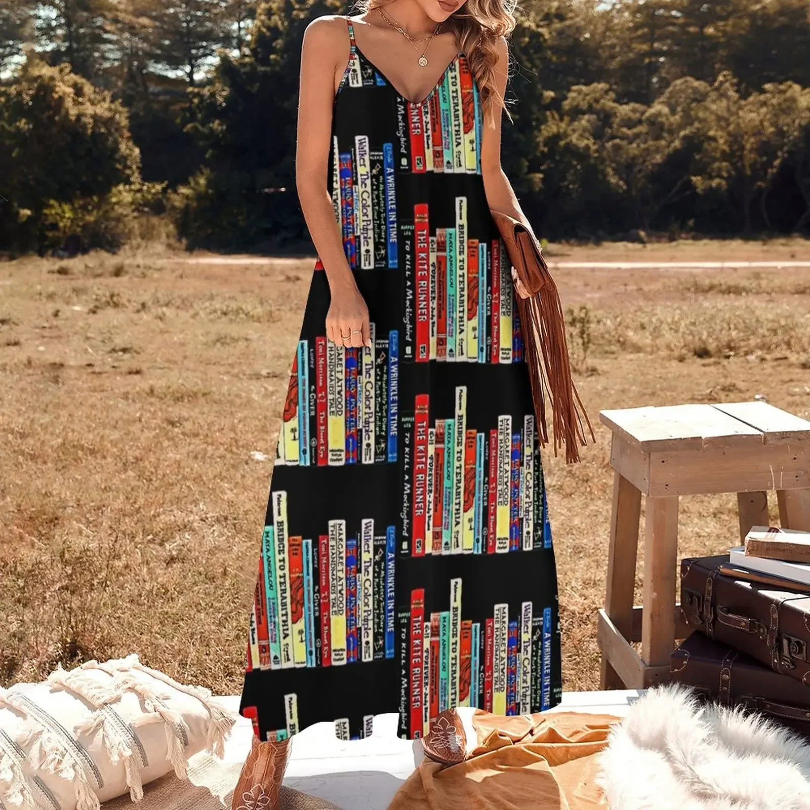 Banned Books Sleeveless Dress party dresses women Dress for pregnant women women's clothing trend 2025 Dress