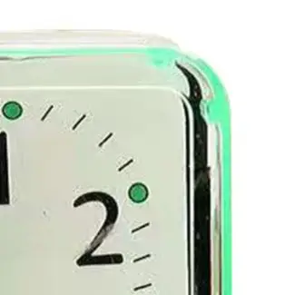 Bedside Small Alarm Clock With Beeping Sound Quartz Battery Square Candy Color Student Bedroom Alarm Clock Wake Up
