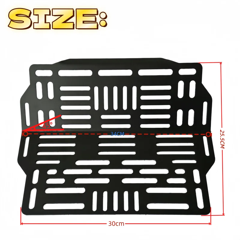 Motorcycle Exhaust Pipe Side Frame Luggage Support Shelf Case Holder Trunk Frame Plate Bracket Modification for R1200GS R1250GS